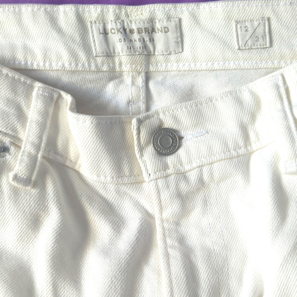 Lucky Brand white denim